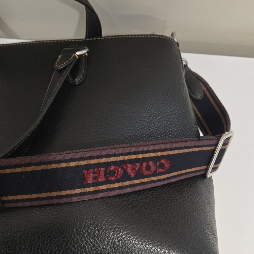 Coach Black Leather Handbag - Picture 6 of 13